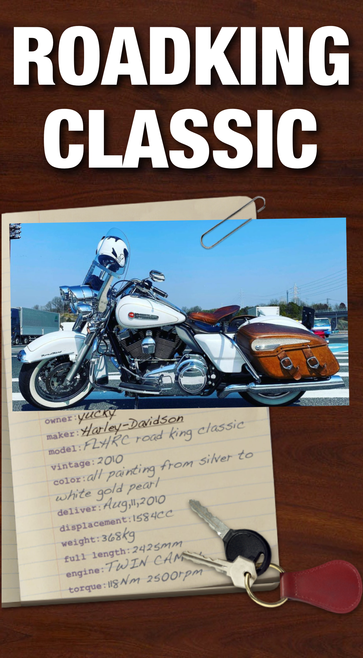 Yucky's Own Motorcycle, Harley-Davidson